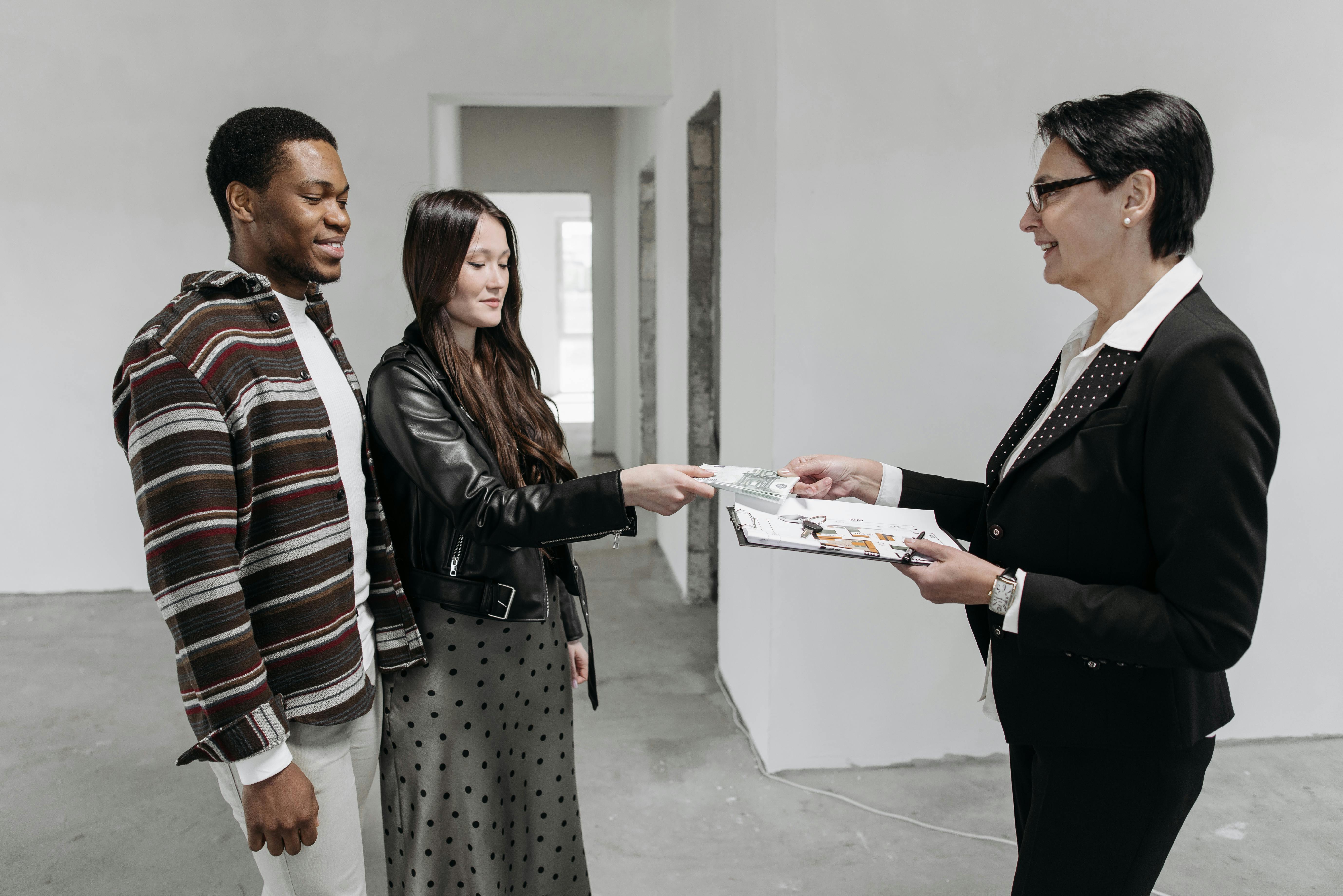 Interviewing tenants