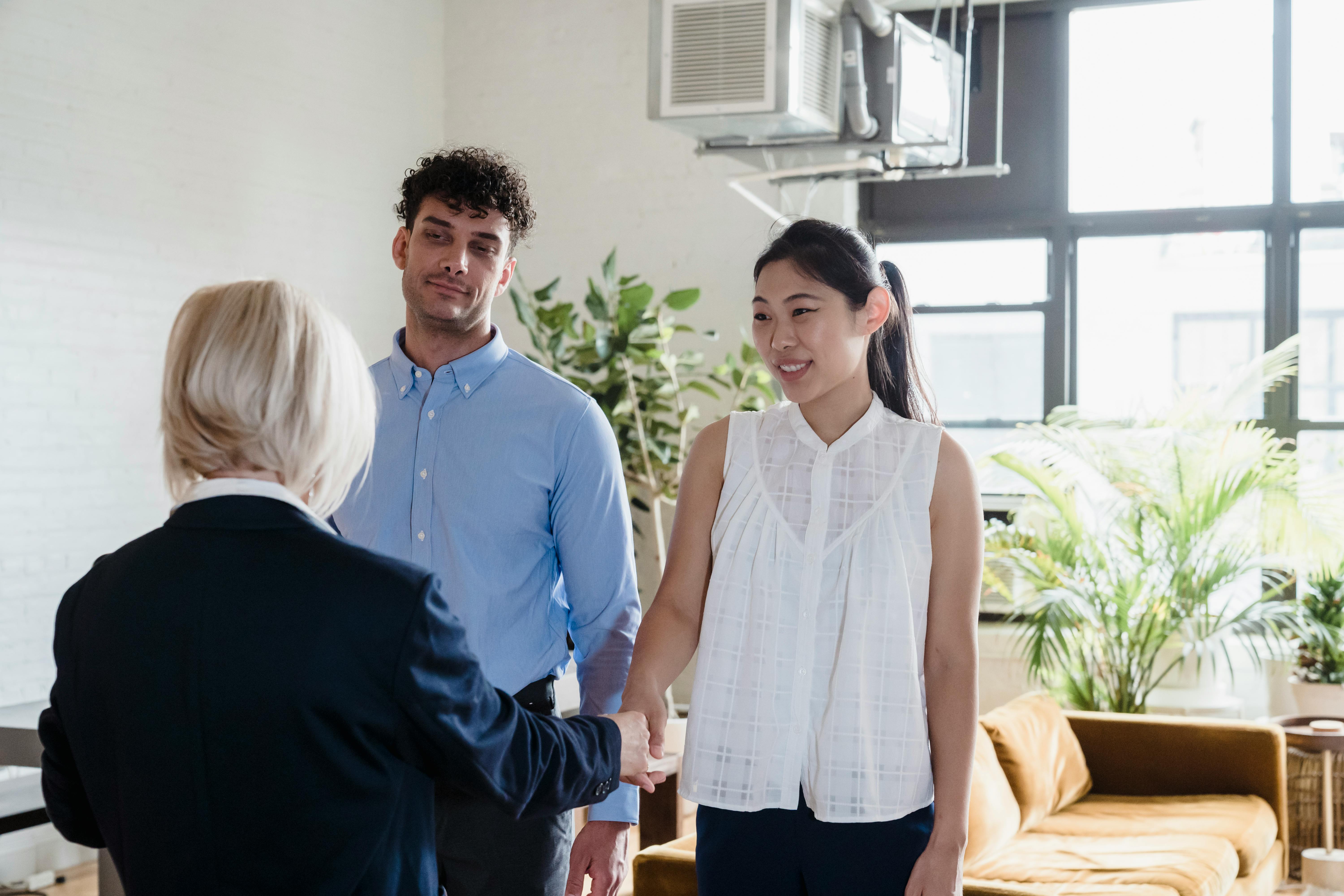 Prospective Tenants with Agent