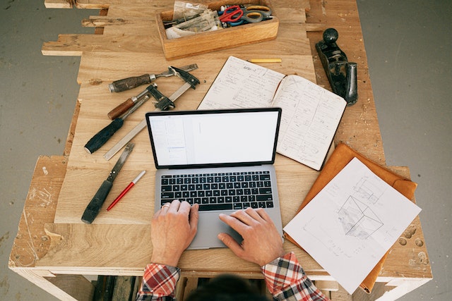 tools on desk