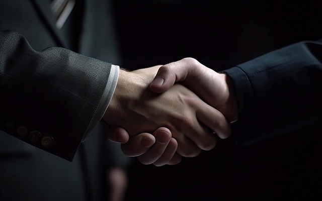 A handshake